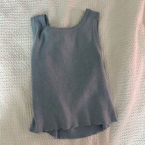 PacSun Dusty Blue Knit Tank Top